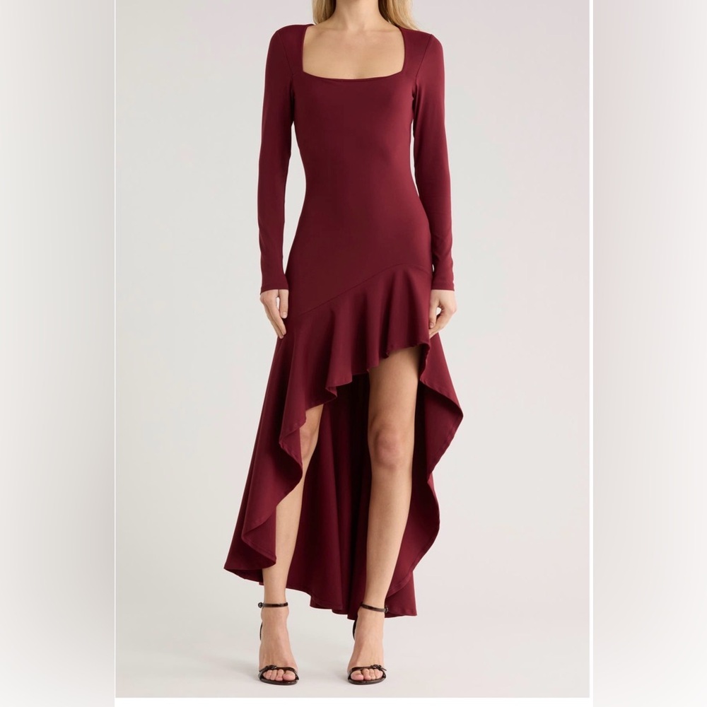 Susana Monaco Wine High-Low Dress